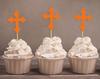 Darling Souvenir| Christening Baptism Cupcake Toppers| Dessert Decorations - Pack Of