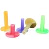 Rubber Golf Tenden Tee Driving Range Tees Ball Holder Set for Indoor Outdoor Practice Mat