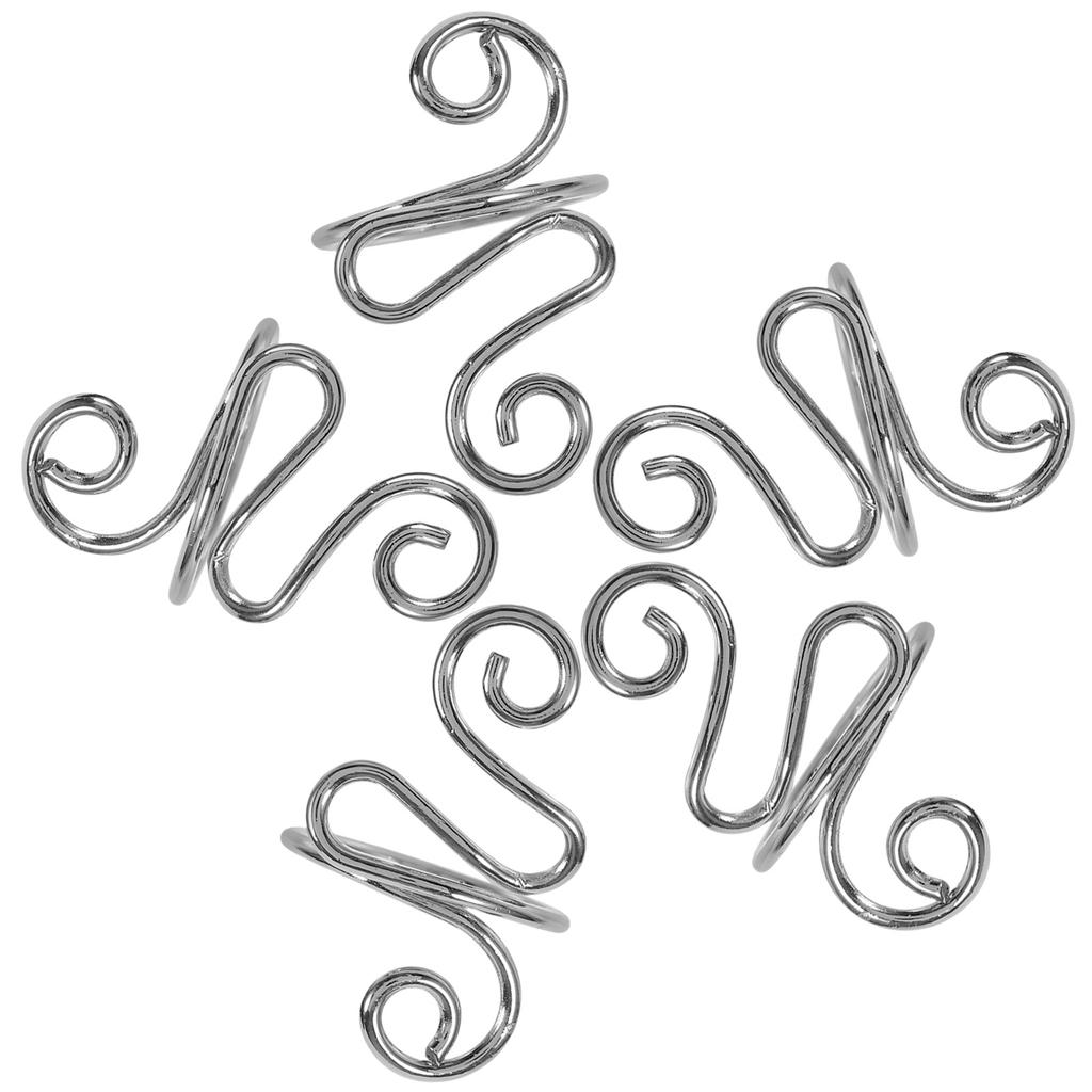 5Pcs Knitting Rings Durable Creative Crochet Finger Rings Yarn Guide Tension Tool Practical Knitting Accessories