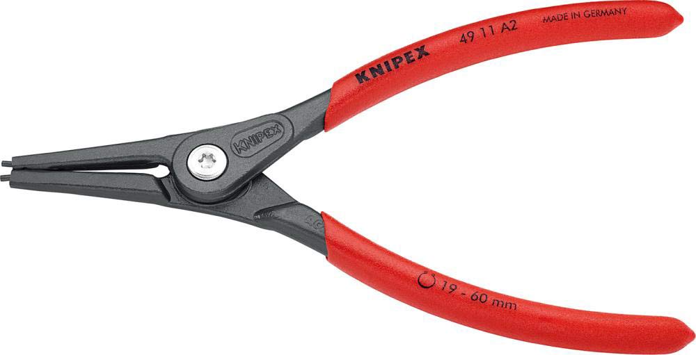 

KNIPEX Shaft Snap Ring 1 piece Pliers, 10-25mm, 4911A1,