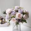 Vases Decoration Artificial Rose Flowers Peony Shape Festival Decoration  Festival Use