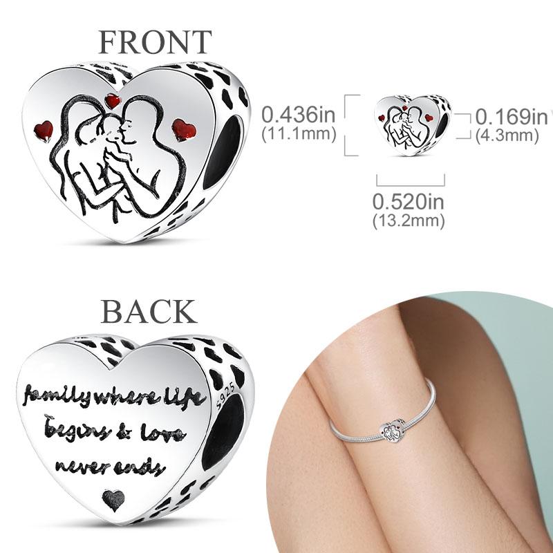 New 925 Silver Charm Bead Fit Original Bracelet Charms for Women Necklace DIY Jewelry Gift