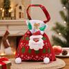 Christmas Gift Bags with 3D Plush Doll Design, Holiday Candy for Party Favors and Small Gifts