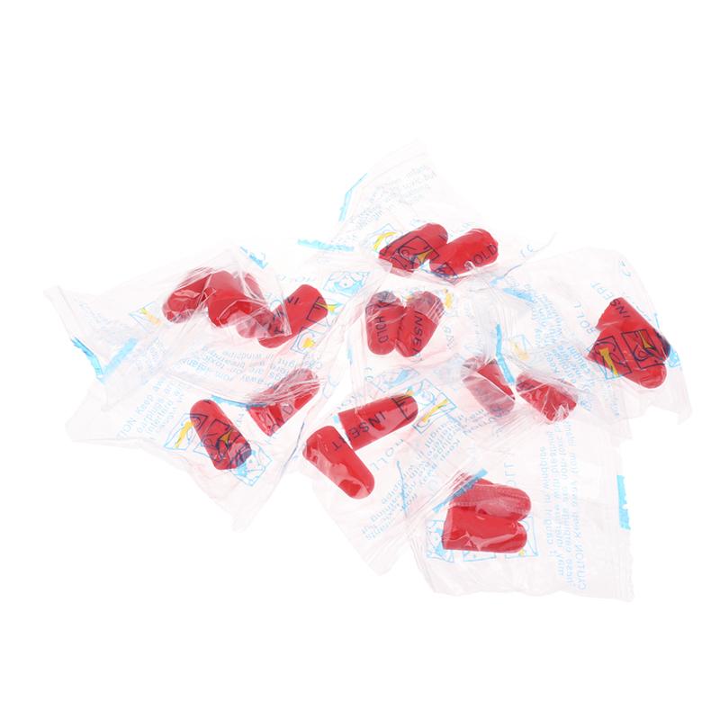 10 Pairs Sponge Earplugs Noise Canceling Sleep Earplugs Noise-Isolating Earplugs Dust Resistant Abrasion Resistant Flexible Work
