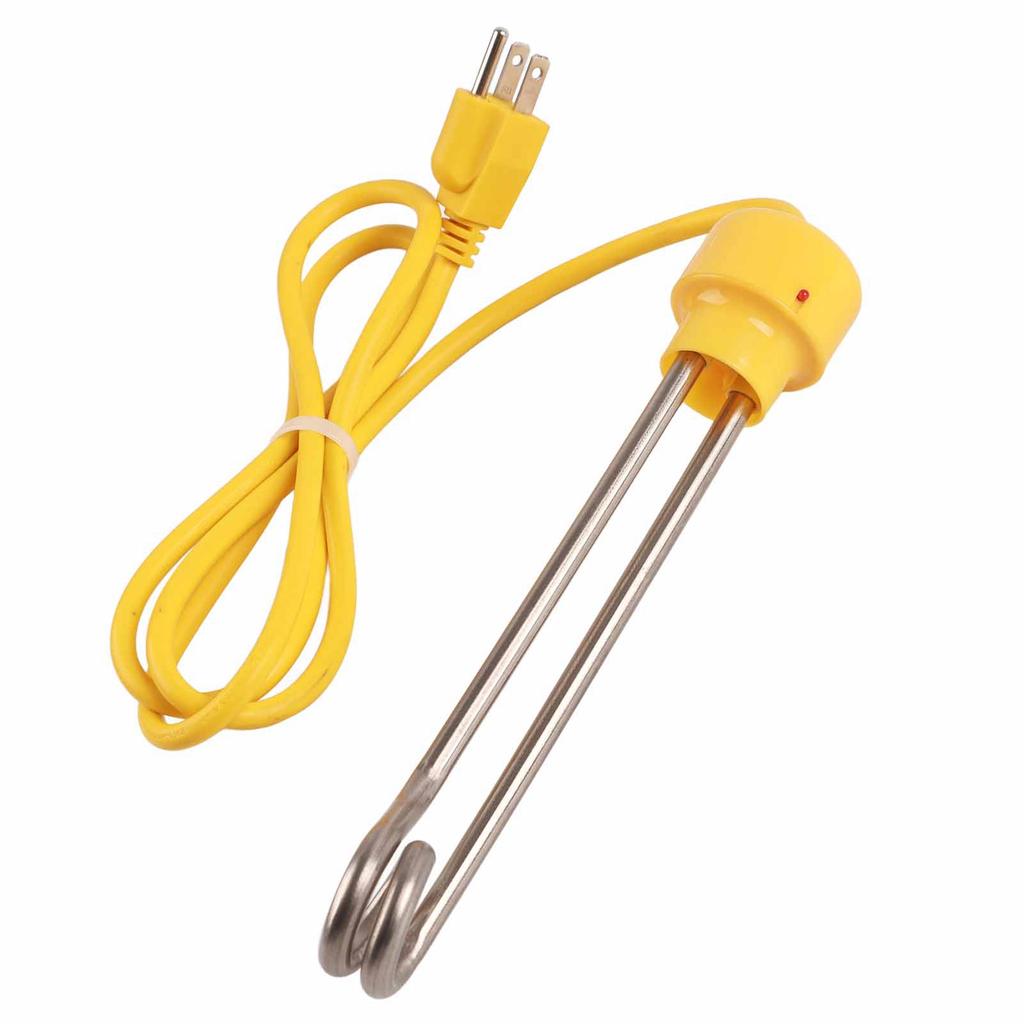 1000W Portable Stainless Steel Immersion Water Heater for Heating Coffee Tea Drinking 1.5m