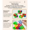 48PCS Tetra Tower Building Blocks Balance Stacking Games Toys for Kids Adults Friends Classroom Family Board Game and Fun Party