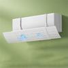 Adjustable Air Conditioning Deflector 16.5x52cm Anti-Direct Blowing Outlet Baffle Plastic Texture for Wall Mounted Units