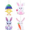 And Whimsical Charming Easter Bunny Hanging Decoration For Celebrations Joyful