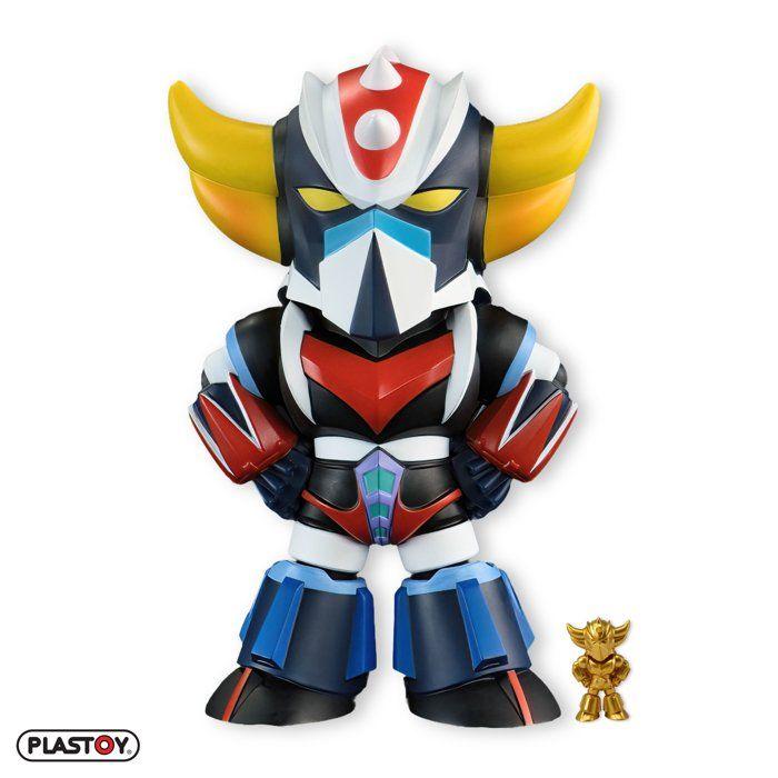Figurine - PLASTOY - Goldorak XXL + Mini statuette - PVC - 40 cm - Mini 7 cm