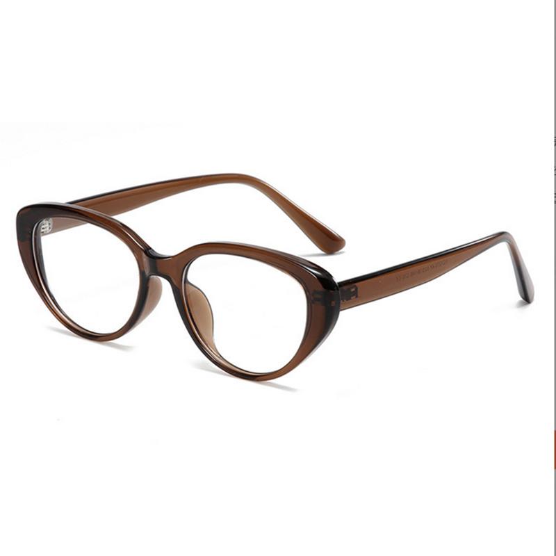 Cat-Eye Glasses Frame With Myopia Blue Light Filter High-Quality Lightweight Durable Flat Lens Fashionable Personalized Optics