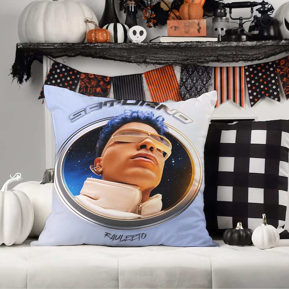 Singer R-Rauw A-Alejan D-Dro Pillow Case Office Cushions Suitable For Sofa Car Bedroom Decorative Cushion Cover