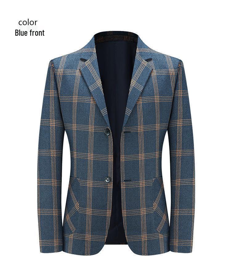 2026 Spring/Autumn Men's Business Casual Suit Jacket for Middle-Aged & Young Dads
