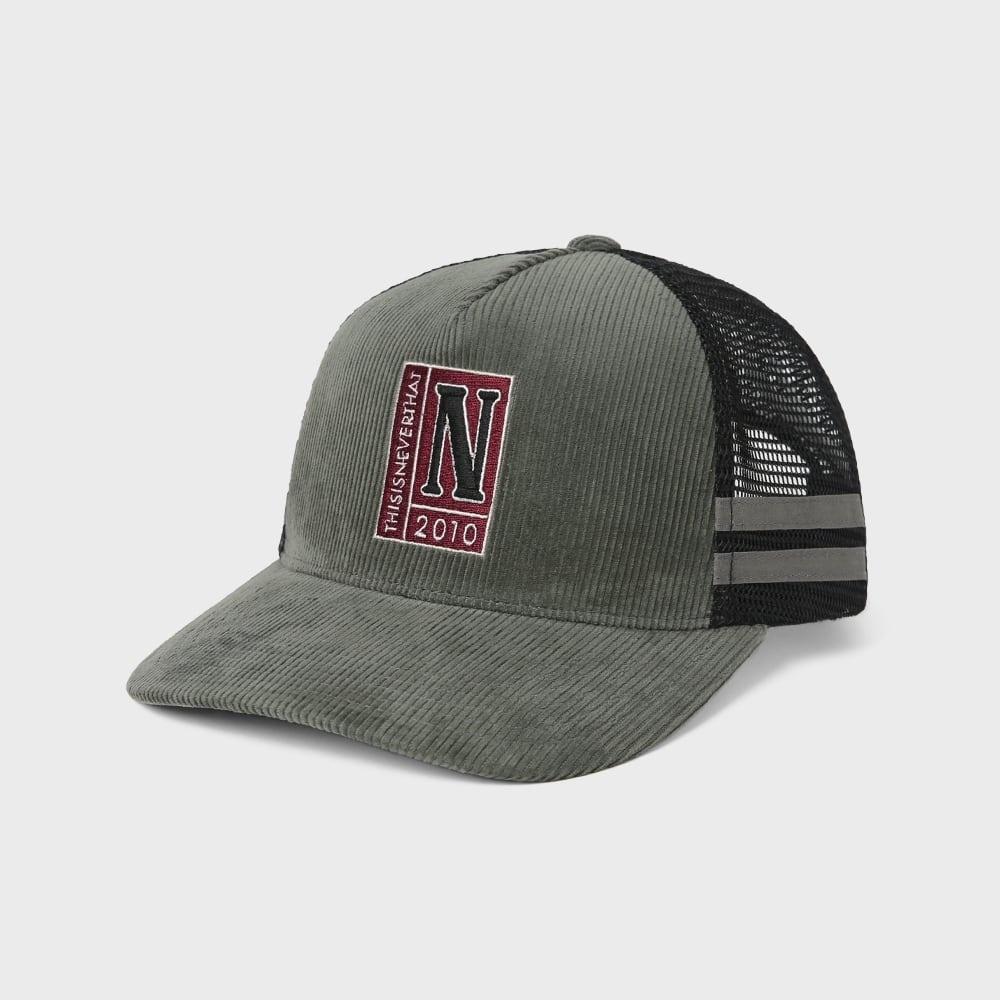 

ThIs Is Never That N piN Corduroy Mesh Trucker Cap Charcoal OS