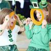 Pack of 10 St.Patrick's Day Hat Temporary Stickers Face Art Waterproof Arm Hand Decorations Supplies Kids Adult