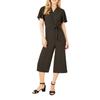 Mela London Womens/Ladies Cropped V Neck Angel Sleeve Jumpsuit