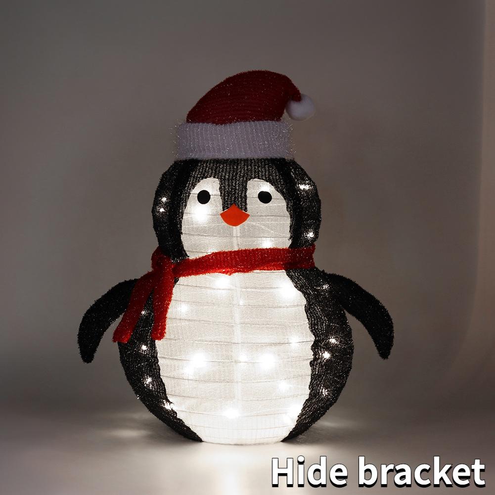 Christmas Snowman Foldable Lantern for Outdoors Courtyard Garden Decoration Landscape Lawn Lamp Home Party Ornaments Christmas Lights