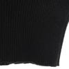 Gucci Made In Italy Cashmere Blend No Sleeve Turtleneck Knit M Black Women Used