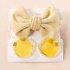 Baby Girls Headband Sunglasses Decor Kit Children Kids Supplies Seaside Beach- Accessories Bows Hair Band & Sunglasses