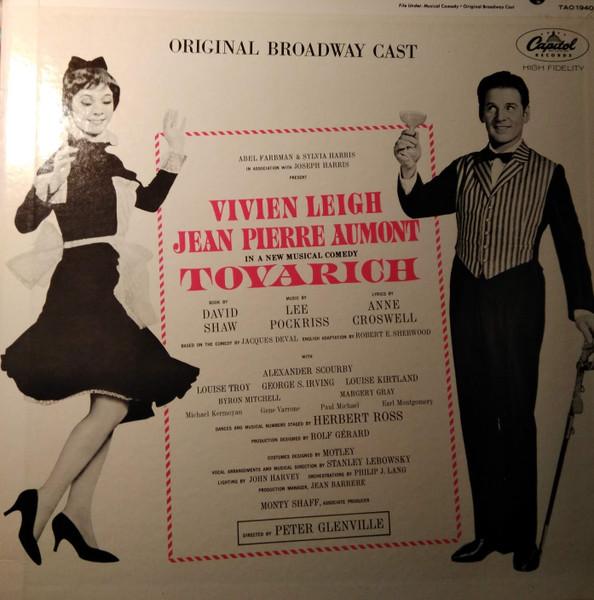 

LP Record LEE POCKRISS Tovarich Original Broadway Cast TAO1940 CAPITOL 1963 US Stage Play Used
