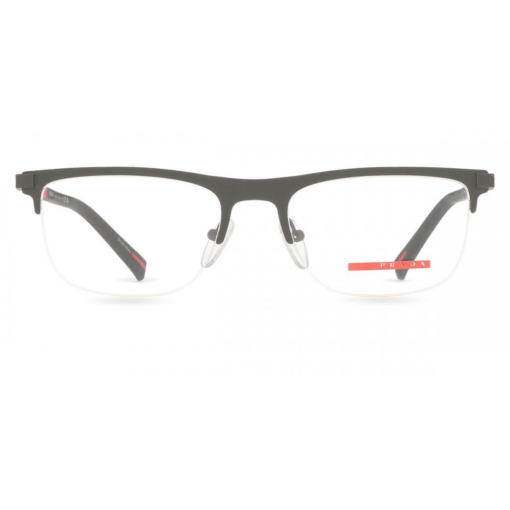 Prada Linea Rossa Men Eyeglasses Ps 50rv 06p1o1 Rubber Grey/53-19-145