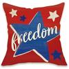 Funny Animals Patriotic Pattern Home Decor Pillow Cover Living Room Sofa Polyester Cushion Cover with Zipper