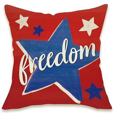 Lustige Tiere Patriotisches Muster Heimdeko Kissenbezug Wohnzimmer Sofa Polyester Kissenbezug mit Reißverschluss