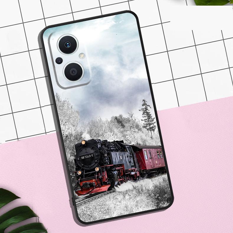 

Train Railway Travel Case For OPPO Reno 7 8 10 11 12 13 Pro 13F 12F 11F 8T OPPO Find X8 Pro X6 X3 X5 Lite Cover OPPO Reno12 Pro