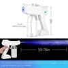 800ml Portable Wireless Sprayer Machine Blue Light Nano Steam Sprayer Disinfection Atomizing Sprayer USB Charging 1000W