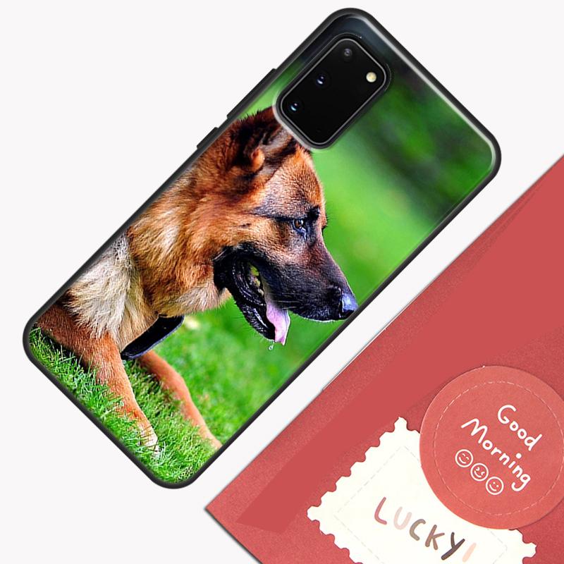 German Shepherd Dog Phone Case For Samsung Galaxy S26 S25 S24 S20 S21 S22 S23 Ultra S10 Plus S25 FE Cover Shell