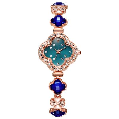 Four-Leaf Clover Watch Women's Elegant Fashion Watch Universal Niche Accessible Luxury Popular Noble Bracelet Watch Chain Gift Best Choice