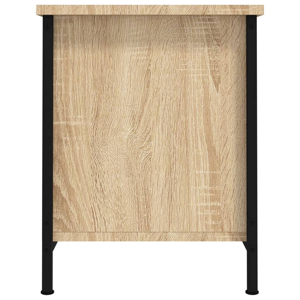TV Cabinet with Doors Sonoma Oak 60 x 35 x 45 cm Engineered Wood