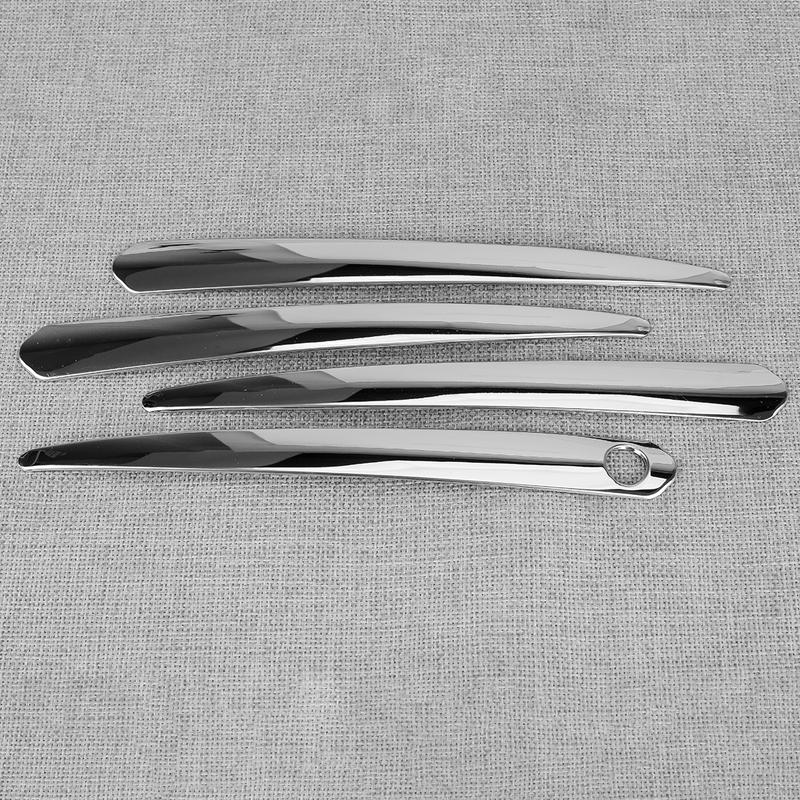 

NEW 1Set Exterior Door Handle Trim Strip Cover Fit for Toyota Highlander RAV4 Hybrid Adventure Prime Chrome Titanium