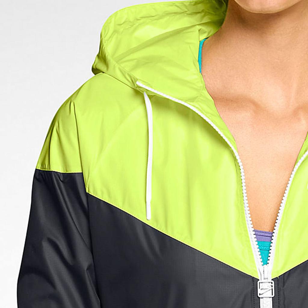 Nike Windrunner Kapucnis Kényelmes Divatos Szélálló Lélegző Sokoldalú Dzseki Női dzsekik 545909-018