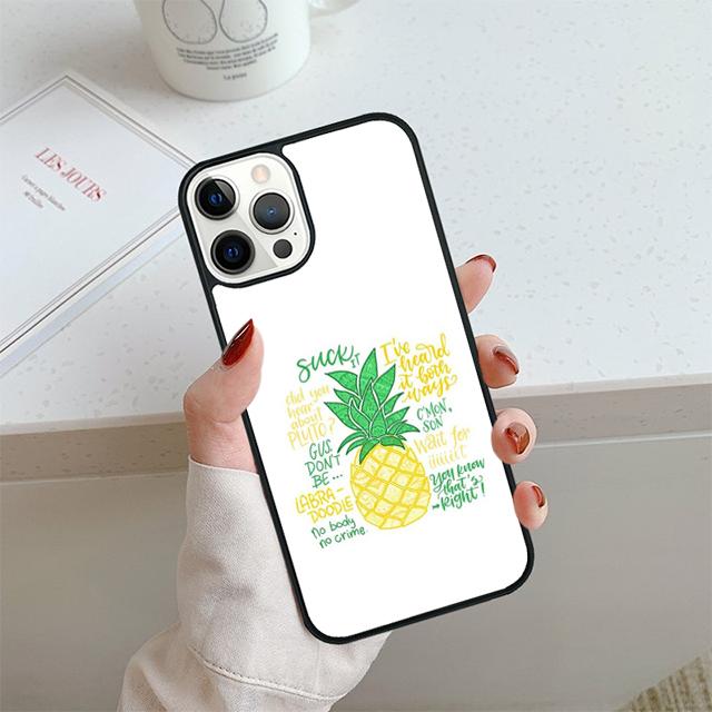 Pineapple Summer Phone Case For iPhone 17 Air 13 12 14 15 16 Cover For Apple 14 15 16 Pro Max 6S Plus Coque