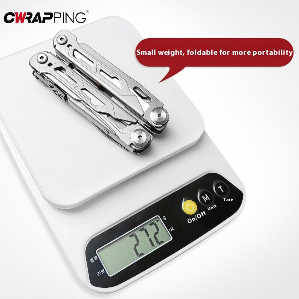 28 In 1 Car Camping Multitool Multi Foldable Stainless Steel Plier Wire Stripper Outdoor Mini Portable Hand Tools Knife Scissors