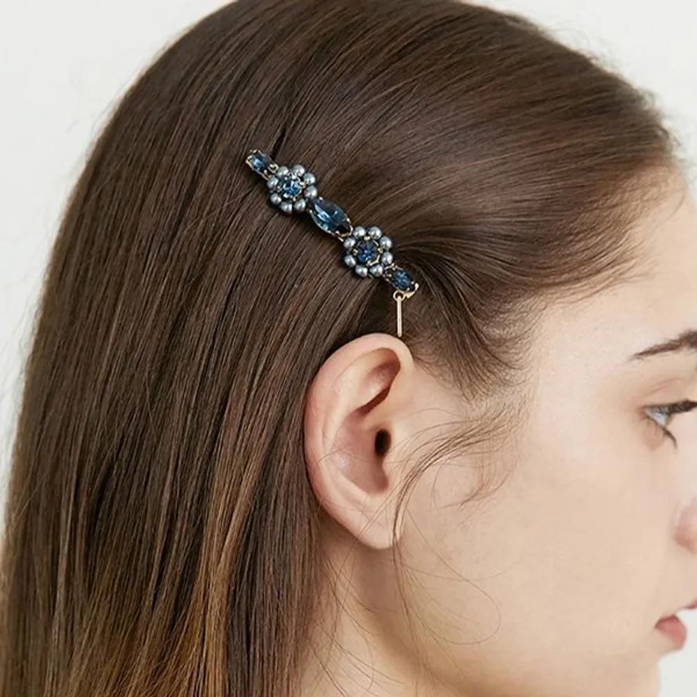 Flower Austria Crystal Hairpin LFSL0289 ivory