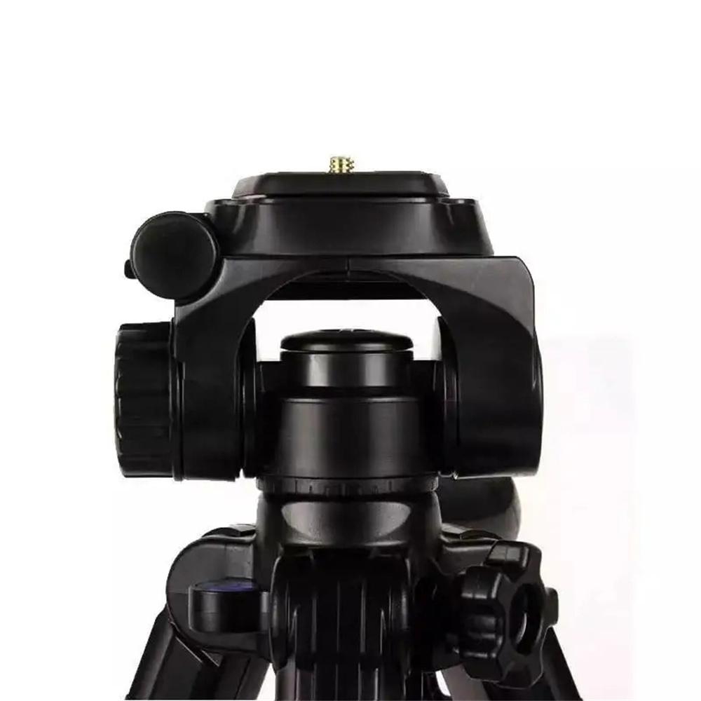 

QZSD Q111 SLR Camera Floor Stand Aluminum Alloy + ABS Telescopic Live Streaming Photography Tripod Type A