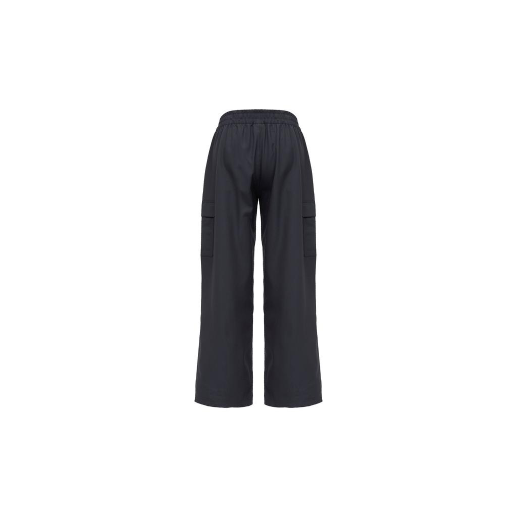 Jordan Solid Color Multi-Pocket Straight-Leg Casual Cargo Pants Women Bottoms Black DZ4437-010