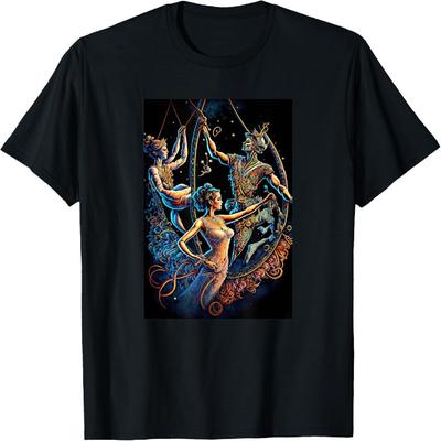 Circus Trapeze Artists Performers Cirque Art T-Shirt