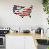 USA American Flags Metal Sign Wall Decorations Man US