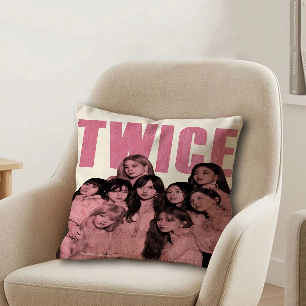 kpop ttwice cm Cushion Cover Pillow Cover Decor Pillowcase Home Pillowcase for Couch Pillow