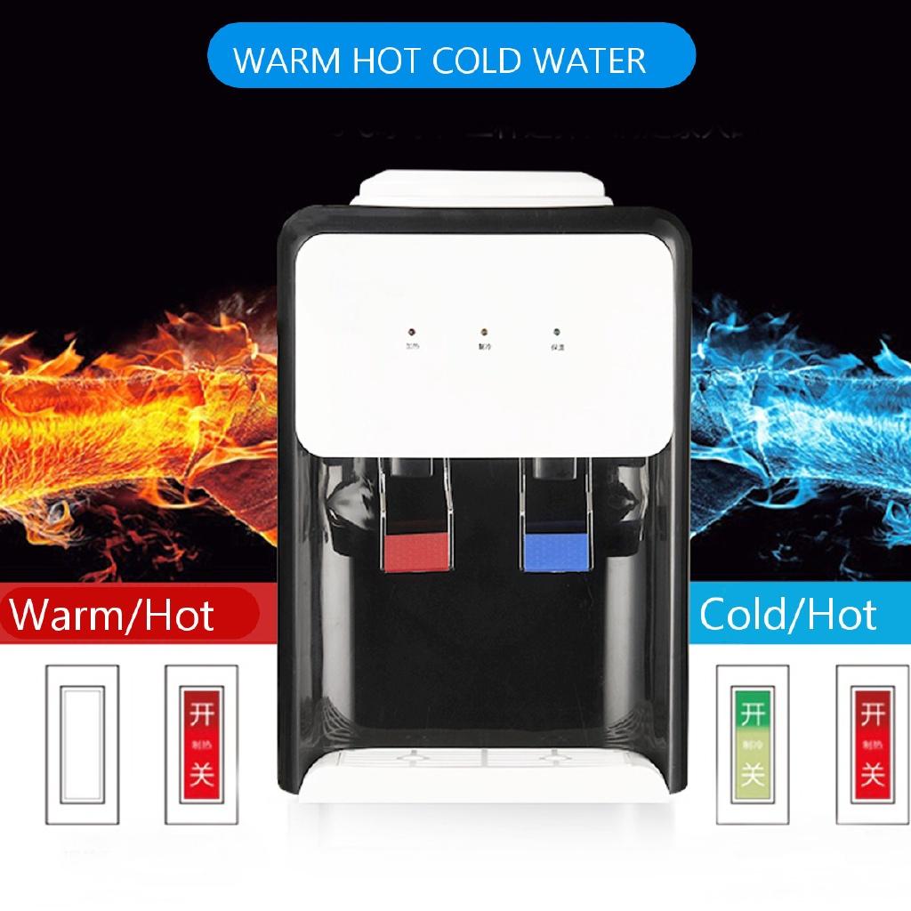 Electric Water Dispenser Desktop Drinking Fountain Cold And Hot Warm Water Cooler Heater Office Home Hostel Coffee Tea Bar 220V