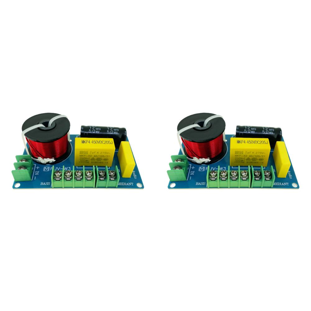 

AU 3-Way Audio Woofer Crossover Filter for 3.5/4/4.5-8 Inch Speakers (A For 3.5i