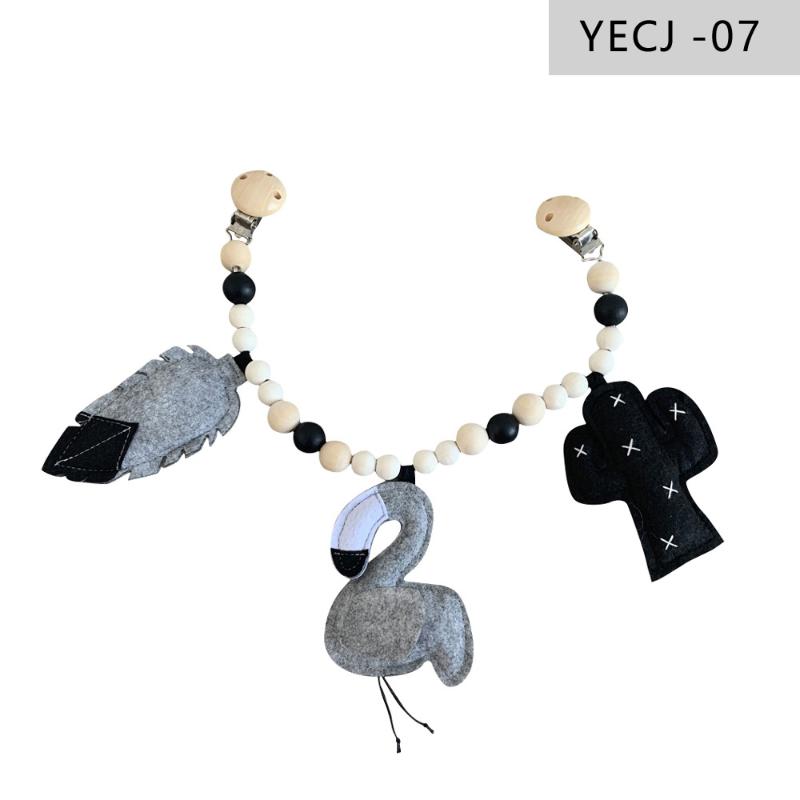 

Детская игрушка деревянная прищепка для детской коляски детский мобиль плюшевая бусина соска цепочка жевательная погремушка детский деревянный прорезыватель ожерелье бусины для прорезывания зубов