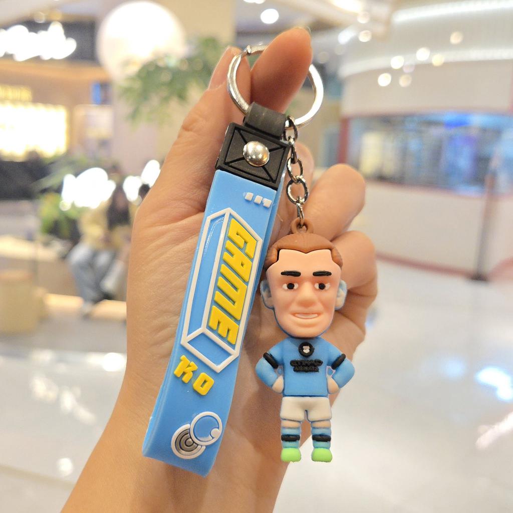 Neuer Cartoon Sportstar Schlüsselanhänger Anhänger, Personalisierte Trikotpuppe, Schlüsselanhänger, Rucksackanhänger, Kleines Geschenk.