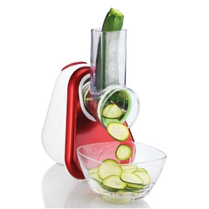Robot Multifonctions - MOULINEX - DJ755G32 - Râpe Et Tranche - 5 Accessoires - Rangement Intégré