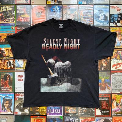 Silent Night, Deadly Night Horror T-Shirt Retro Graphic Tee S-5XL