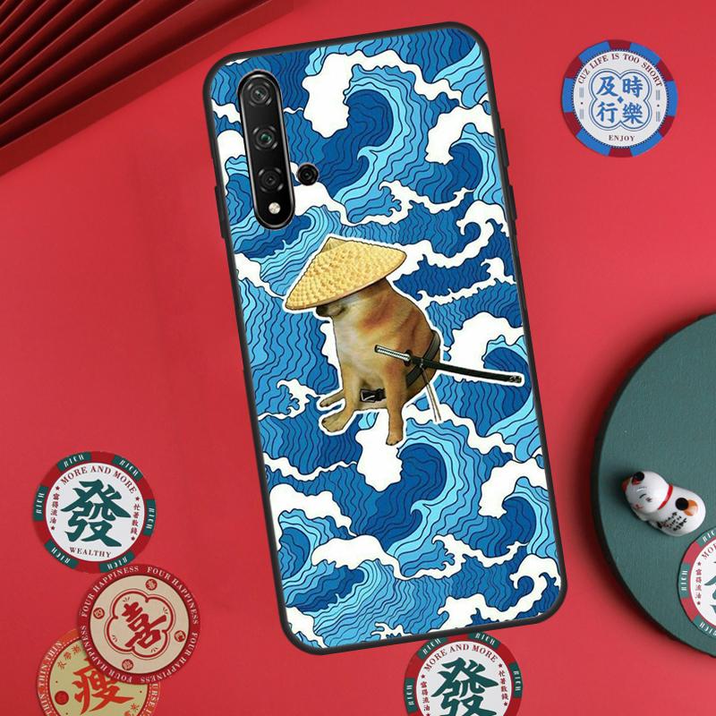 Cheems Doge Meme Funny Doggy For Huawei Nova 11 Pro 9 10 SE Y60 Y70 Y90 Y61 Y91 Y72 Y73 12i 11i 8i P20 P30 P40 Lite Case