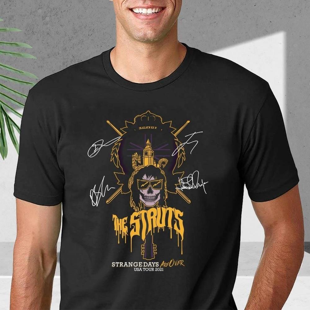 

The Struts Graphic Unisex Black SHirt S-3XL Q7876 Unisex T-Shirt L