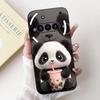 Para Funda Nothing Phone 3A A059 Lindo Dibujo Animado Panda Astronauta Silicona Suave Negro Mate Cubierta Para Nothing Phone3a Pro A059P Fundas